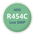Refrigerant fluid R454C refrigerant fluid